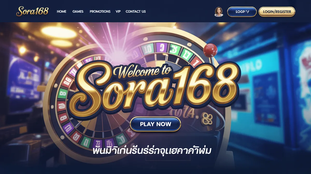SORA168 เว็บสล็อตออนไลน์อันดับ 1 เว็บตรงไม่ผ่านเอเย่นต์